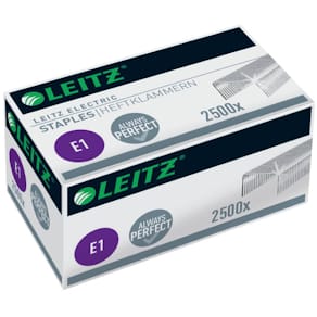 Heftklammern Leitz Power Performance E1, verzinkt, 2500 Stück