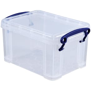 Opbergdoos Really Useful Box 1,6 liter, transparant