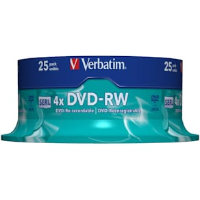 DVD-RW 4.7GB 4x Spindle (25)