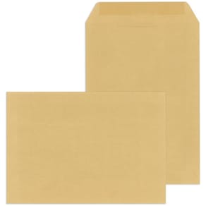 Versandtasche MAILMEDIA C5, nassklebend, braun, 90 g/m²