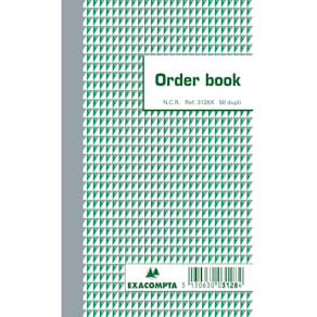 Orderboek Exacompta, ft 17,5 x 10,5 cm, dupli (50 x 2 vel)
