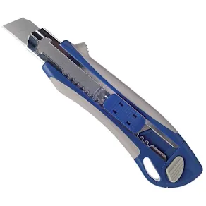 Brytkniv LYRECO Premium 18mm blå/grå