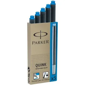 Pennpatron Reservoarbläck Quink Ink Royal blå 5/FP