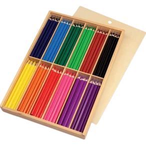Färgpenna Jumbo Trekantig, 12 x 12 färger