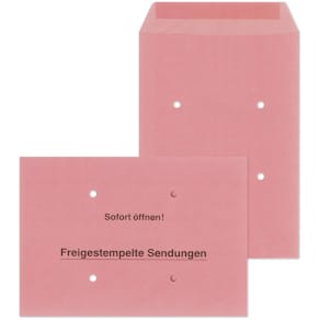 Versandtasche MAILMEDIA B4, gummiert, 100g, rot