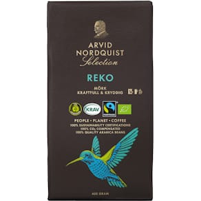 Kaffe Arvid Nordquist Selection Reko Mörkrost, KRAV, 500g