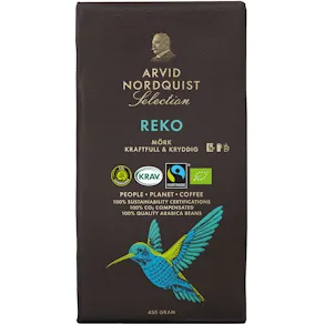 Kaffe Arvid Nordquist Selection Reko Mörkrost, KRAV, 500g