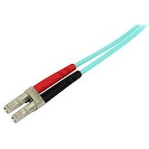 StarTech.com Aqua OM4 Duplex Multimode Fiber - 2m / 6 ft - 100