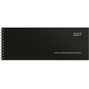 Burde Stor Plankalender Elegant 2027