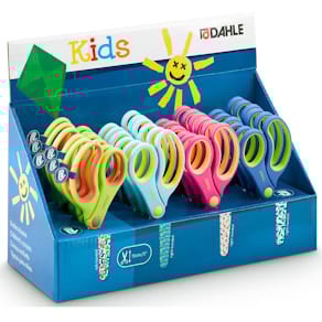 Kinderschere Dahle, 13 cm, rund, sortiert