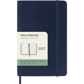Classic Soft 12M Week Note Pocket Sapphire Blue 2027