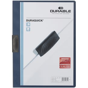 Klemmmappe Durable DURAQUICK, A4, dunkelblau