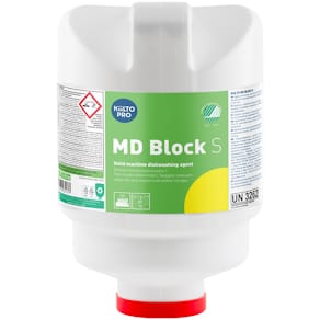 Maskinopvaskemiddel KiiltoClean Pro MD Block S, 4,95 kg, 1 stk