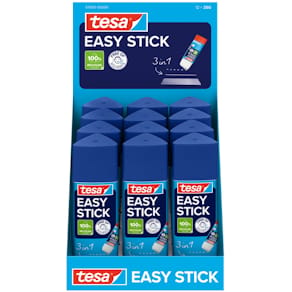Klebestift tesa ecoLogo Easy Stick, 25 g, weiß