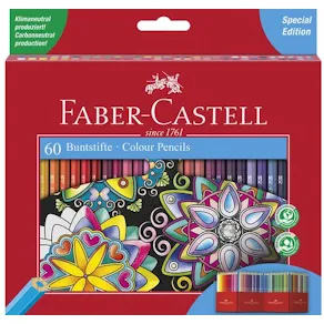 Färgpenna Faber-Castell Special Ed. 60 färger, mjuka stift, 60/fp