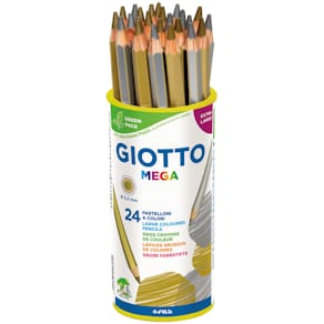 Farbstift Giotto Mega Hex, gold/silber