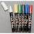Whiteboard- & Blackboardpenna MARVY Standard, rund, 6/fp