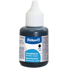 Stempelfarbe Pelikan Sorte 84, permanent, schwarz, 30 ml