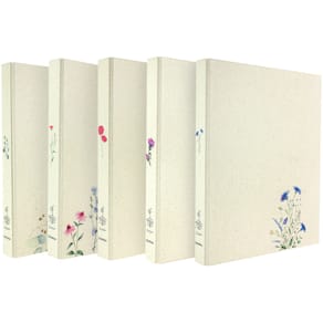 Ringmappe DONAU Graspapier, sortiert, A4, 5 Motive (10 Stück)