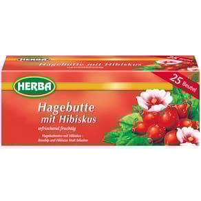 Tee HERBA Hagebutte, 25 Aufgussbeutel (unverpackt)