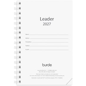 Burde Kalender Leader refill 2027