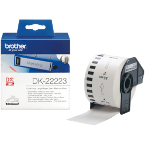 Etikett BROTHER DK22223 50mmx30,48m vit
