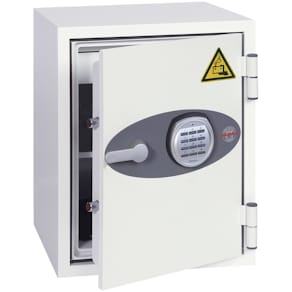 Akku-Brandschutztresor PHÖNIX SAFE Battery Fighter BS0441F, weiß