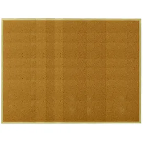 Anslagstavla kork/trä 120x90 enkelsidig
