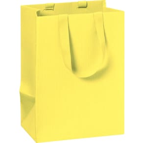 Geschenktragetasche stewo Uni, gelb, 120 x 60 x 140 mm