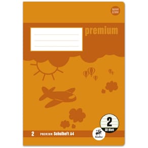 Schulheft STAUFEN PREMIUM Academy, A4, 32 Blatt, Lin. 2, liniert