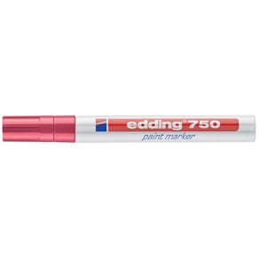 Lackmarker edding 750, 2-4 mm, rot