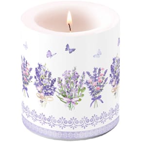 Kerze AMBIENTE Schöner Lavendel, 10 cm
