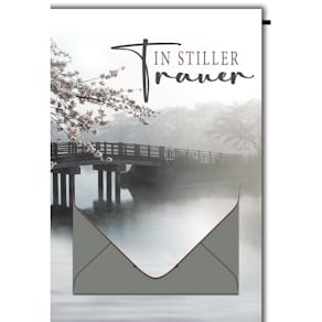 Trauerkarte Geldschein