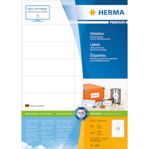 Herma etiket Premium A4 100 105x33,8 (1600)