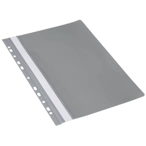 Schnellhefter DONAU PVC, A4, grau