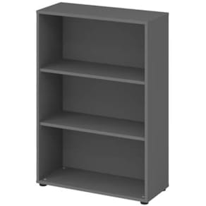 Regal HAMMERBACHER 4500, 3 OH, Graphit/Asteiche, 80 x 33 x 114,4