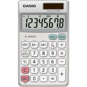 Lommeregner Casio, 1 stk