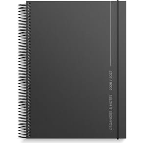 Burde Kalender Organizer & Notes svart 26/27