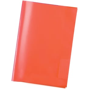 Heftschoner HERMA, A4, transparent/rot