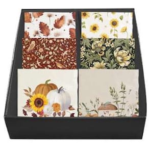 Motivserviette ATELIER, 33 x 33 cm, Herbst, sortiert