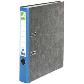 Ordner Q-CONNECT, Pappe, A4, 50 mm, blau