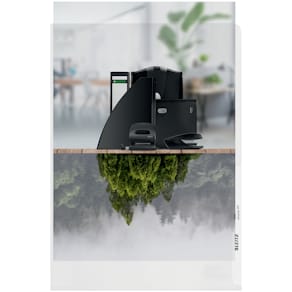 Mapp Leitz recycle PP A4 klar pr. 100/b