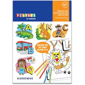 Malebok PLAYBOX ABC 32 sider