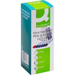 Accessoirehouder Q-CONNECT, voor whiteboard, incl. markers en wis