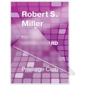 Folientasche Leitz, 54 x 86 mm, 125 µm