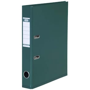Brevordner Elba A4 50 mm grøn, PP, 2 ringe, 10 stk