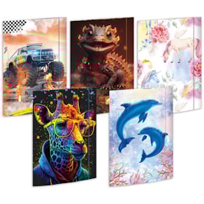 Gummizugmappe RNK Trend, A3, sortiert, 15 Stück