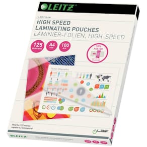 Laminierfolien Leitz, A4, 125 µm, 100 St.