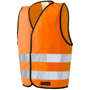 Reflexväst Kardborre fram S orange