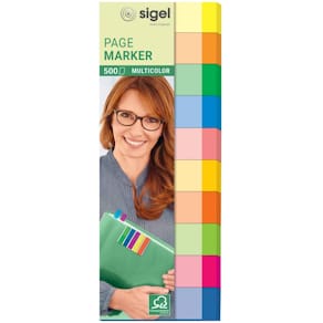 Haftmarker Sigel, sortiert